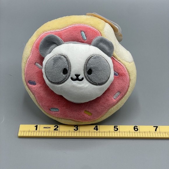 Anirollz Pandaroll Mochi Donut Plush The Curious Foodie 6" NEW - Picture 8 of 8